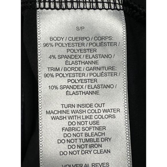 Gottex Studio Pullover Womens Small Black Metallic Sheen Long Sleeve Layered Top - Picture 7 of 9